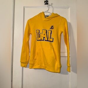 Lakers youth hoodie size small nwt